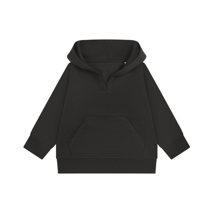 Kids sustainable hoodie - Black - 0/6 Months