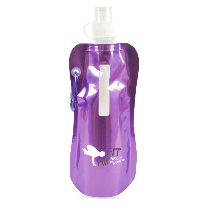 Fold Up 400ml Metallic Bottle Fold Up 400ml Metallic Bottle