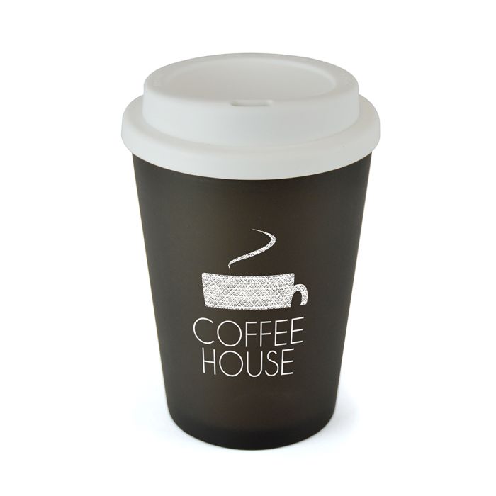 Haddon Colour 350ml Take Our Mug-Black Haddon Colour 350ml Take Our Mug-Black