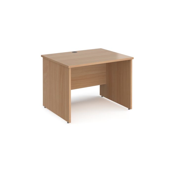 Maestro 25 panel end 800mm deep desk-Beech Maestro 25 panel end 800mm deep desk-Beech