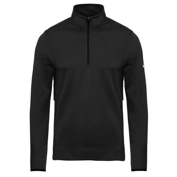 Nike Tour half-zip piqué top - Black/White - S Nike Tour half-zip piqué top - Black/White - S