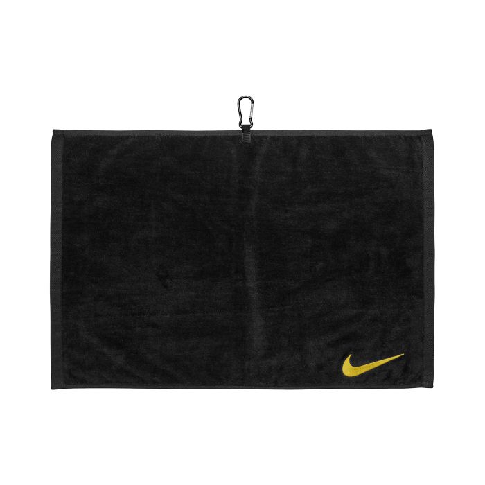 Nike performance golf towel - Black/Metallic Gold - One size