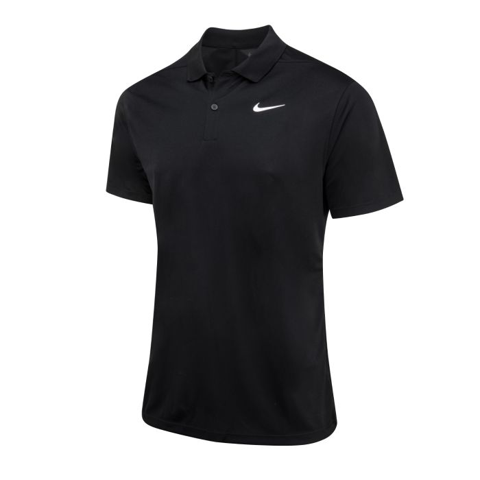 Nike Dri-FIT victory solid polo - Black/White - S Nike Dri-FIT victory solid polo - Black/White - S