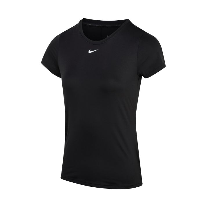 Women’s Nike One Dri-FIT short sleeve slim top - Black/White - S Women’s Nike One Dri-FIT short sleeve slim top - Black/White - S
