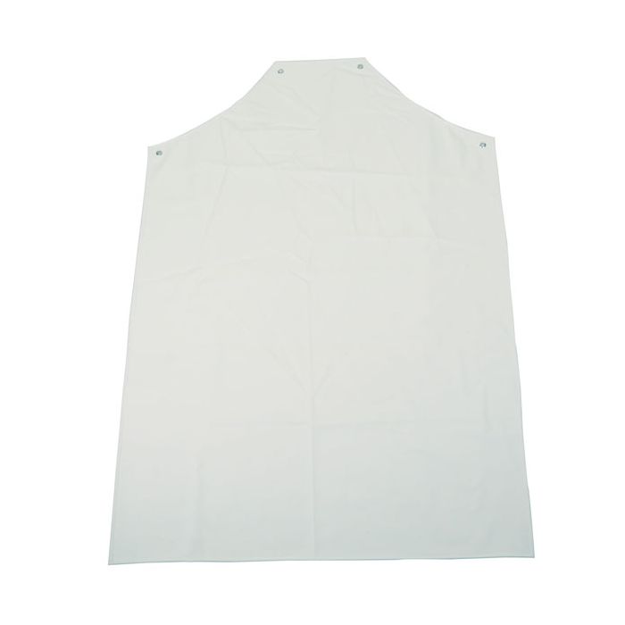 PVC APRON L-W WHT 48"X36"PK 10 - White