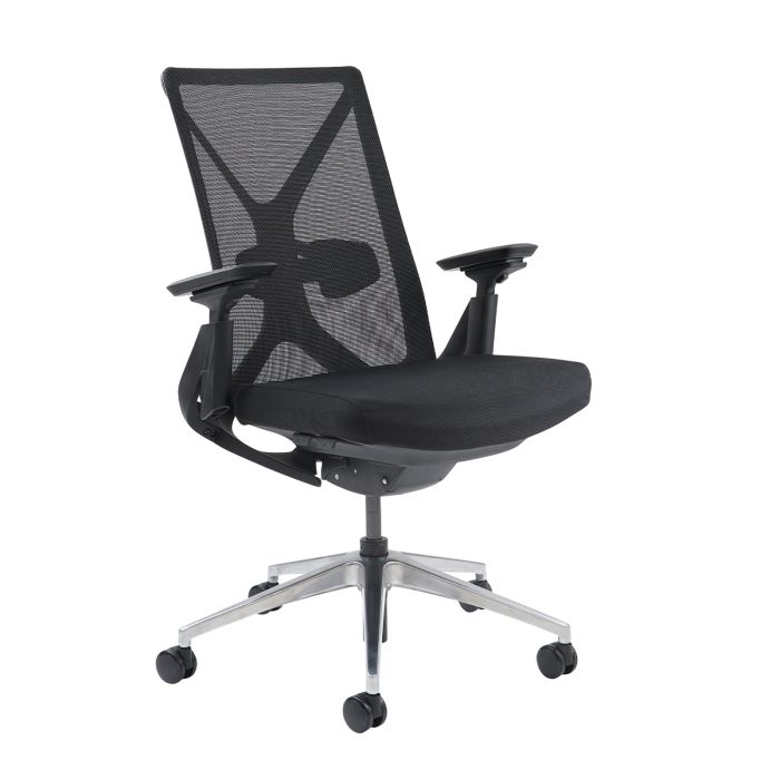 Paxton mesh back operator chair with black frame - Black
