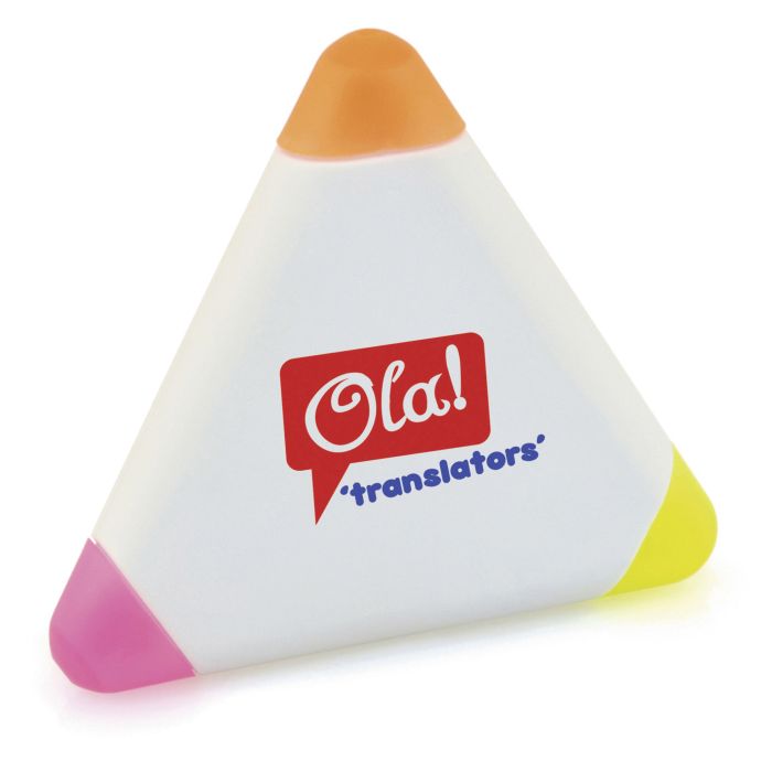 Small Triangle-White