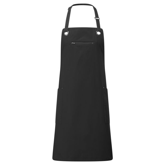 ‘Barley’ Contrast Stitch Bib Apron ‘Barley’ Contrast Stitch Bib Apron