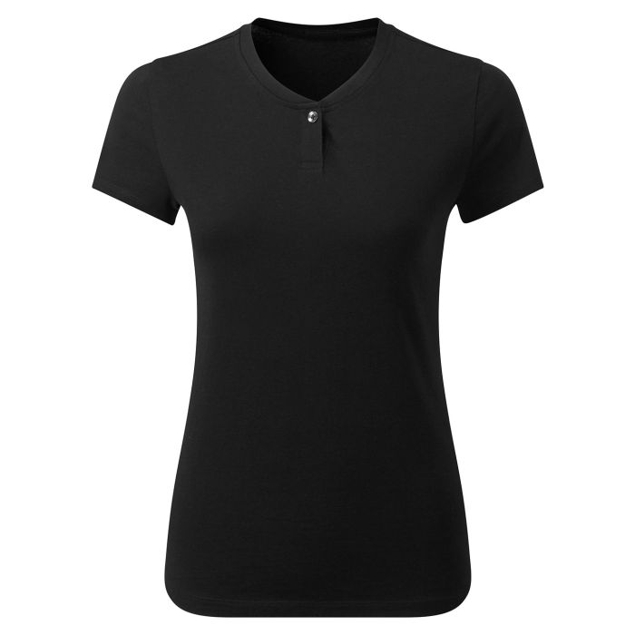 Women’s Cotton Rich‘Comis’ Tee - Black - XS Women’s Cotton Rich‘Comis’ Tee - Black - XS