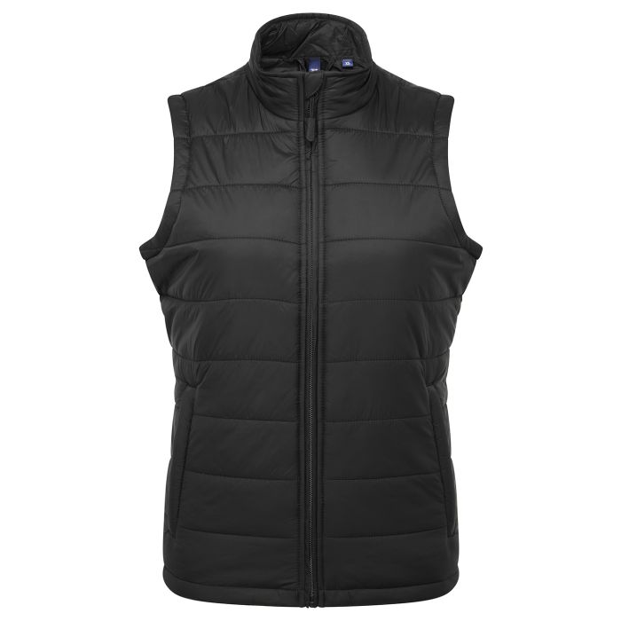 Women’s ‘Recyclight’ padded gilet - Black - S Women’s ‘Recyclight’ padded gilet - Black - S