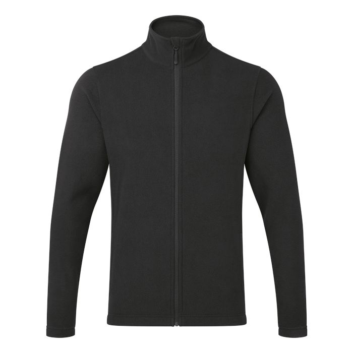 ‘Recyclight’ full-zip microfleece - Black - S