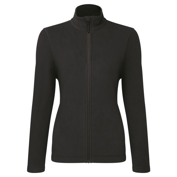 Women’s ‘Recyclight’ full-zip microfleece - Black - XS Women’s ‘Recyclight’ full-zip microfleece - Black - XS