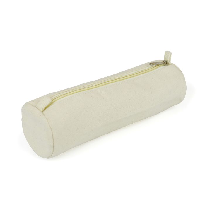 Cotton Pencil Case-Natural Cotton Pencil Case-Natural
