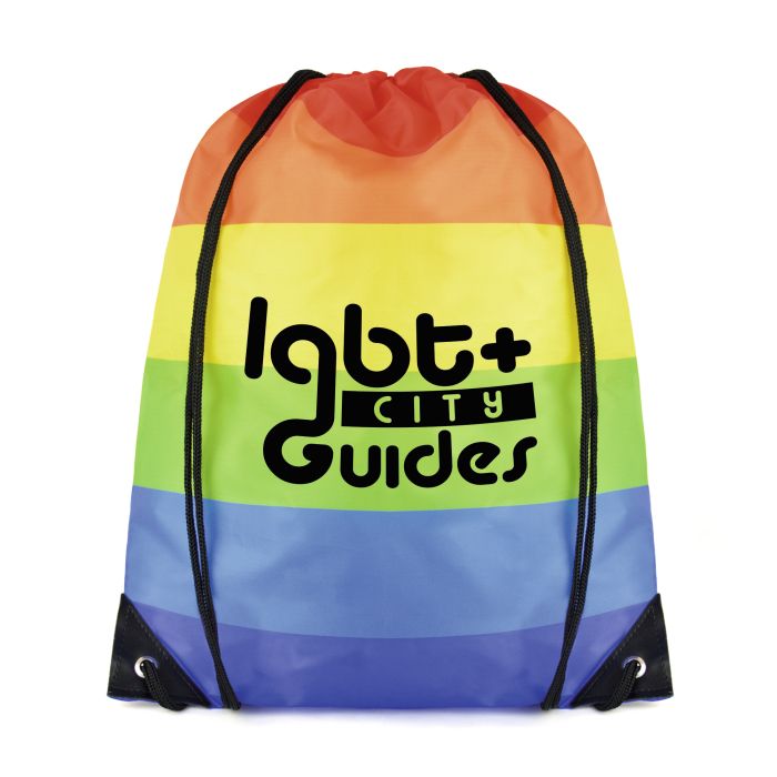 Rainbow Pegasus Drawstring Bag-Rainbow