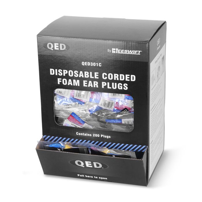 QED CORDED EAR PLUG - Blue