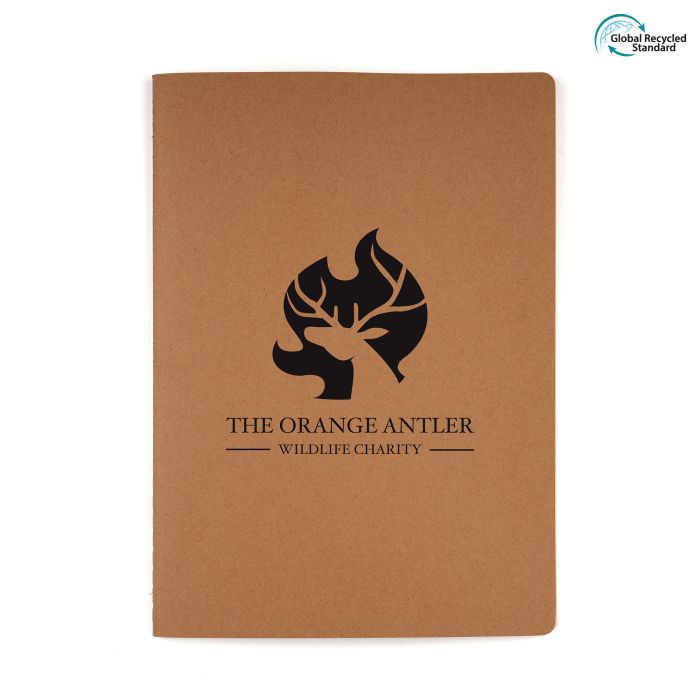 B5 Graphic Recycled Notebook-Natural
