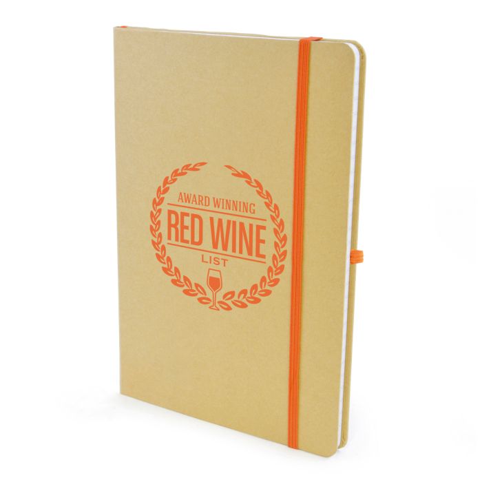 A5 Natural Nebraska Recycled Notebook-Amber