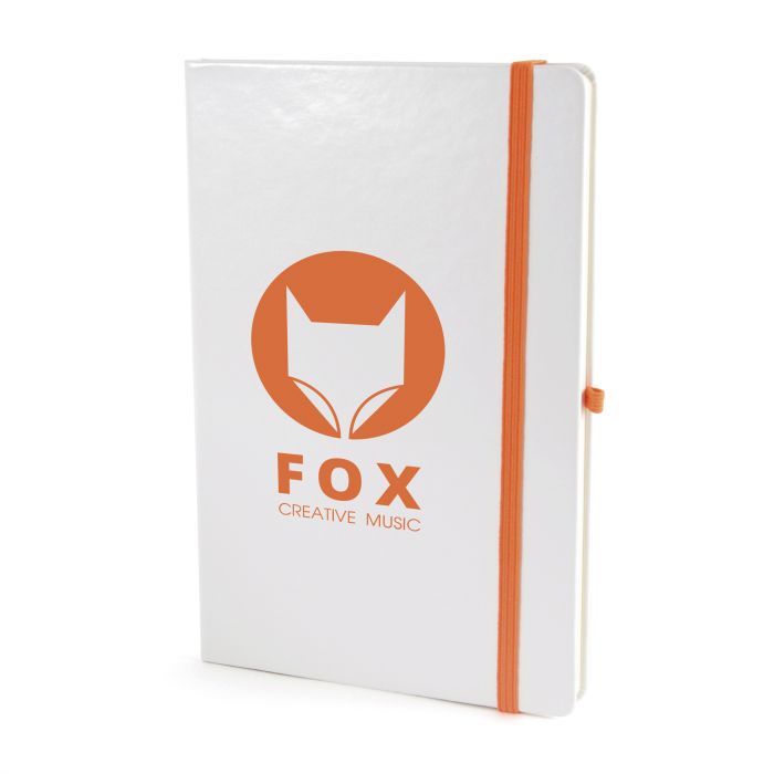 A5 White Mole Notebook-Amber