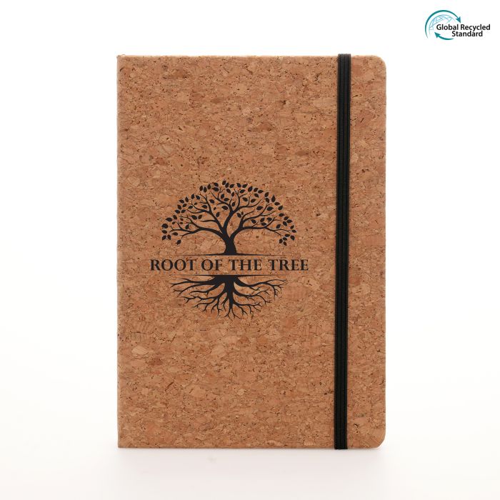 A5 Cork Notebook-Black