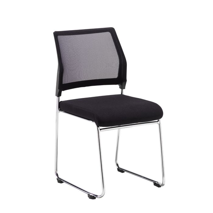 Quavo mesh back meeting chair (pack of 4) - Black Quavo mesh back meeting chair (pack of 4) - Black