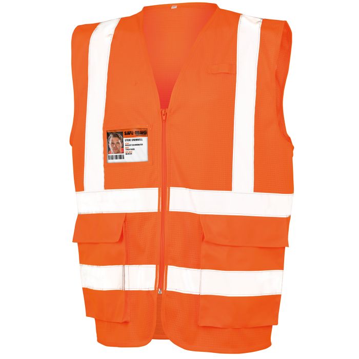 Executive cool mesh safety vest - Fluorescent Orange - S Executive cool mesh safety vest - Fluorescent Orange - S