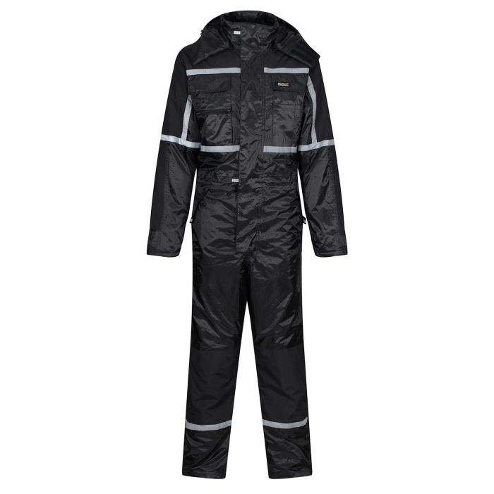 Pro waterproof insulated coverall - Black - XS Pro waterproof insulated coverall - Black - XS
