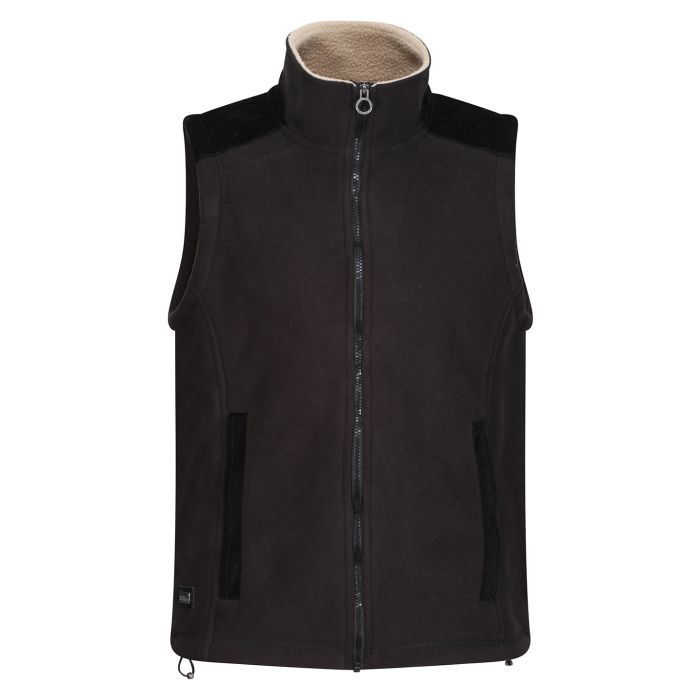 Faversham fleece bodywarmer - Black - S
