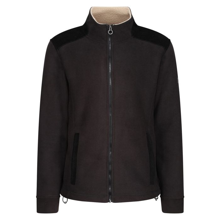 Faversham full-zip fleece - Black - S
