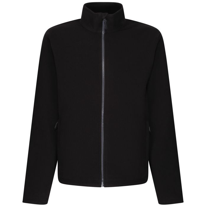 Honestly made recycled full zip microfleece - Black - M