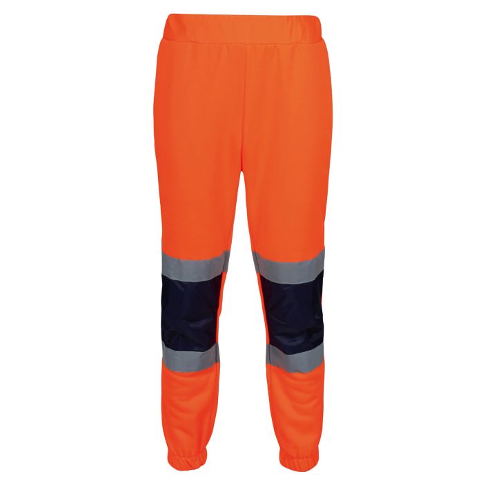 Pro hi-vis joggers - Orange/Navy - L Pro hi-vis joggers - Orange/Navy - L
