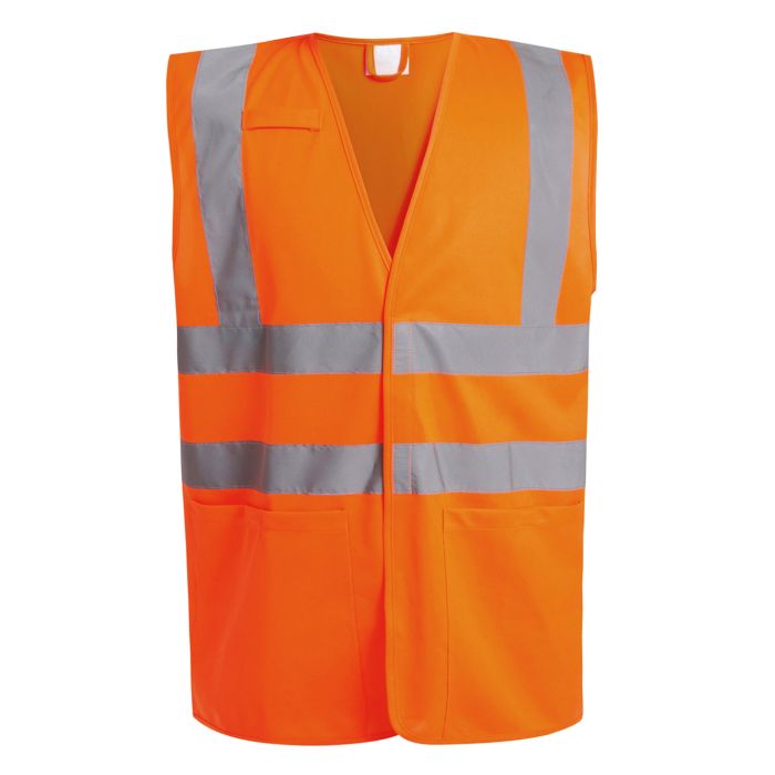 Pro hi-vis supervisor vest - Orange - S Pro hi-vis supervisor vest - Orange - S