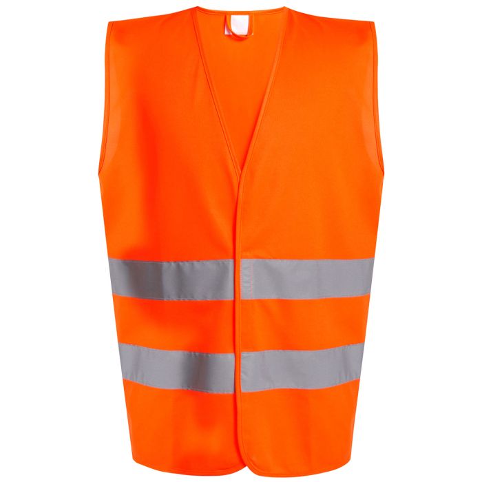 Pro hi-vis two-band easy print vest - Orange - M Pro hi-vis two-band easy print vest - Orange - M