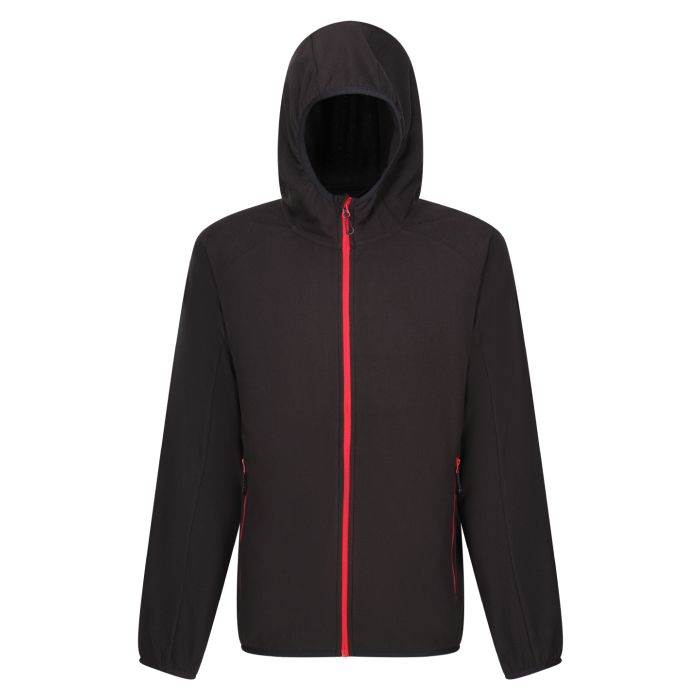 Navigate full zip-fleece - Black/Classic Red - S