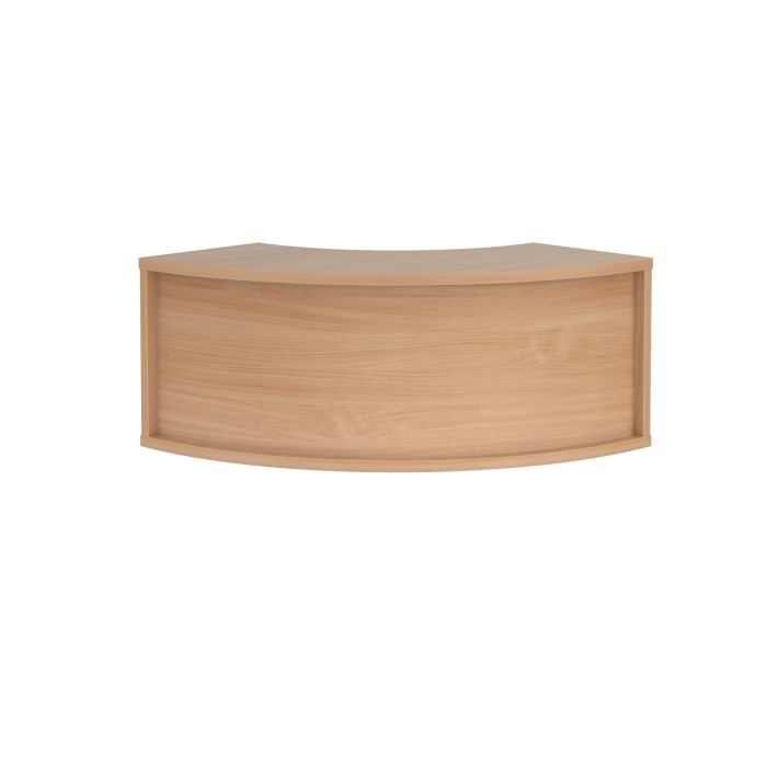 Denver reception corner hutch unit-Beech