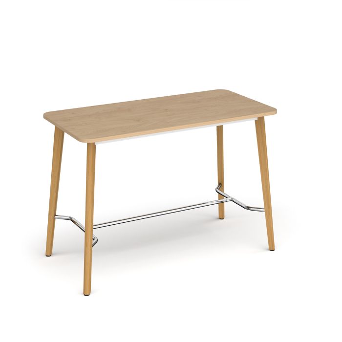 Saxon rectangular poseur worktable-Kendal Oak