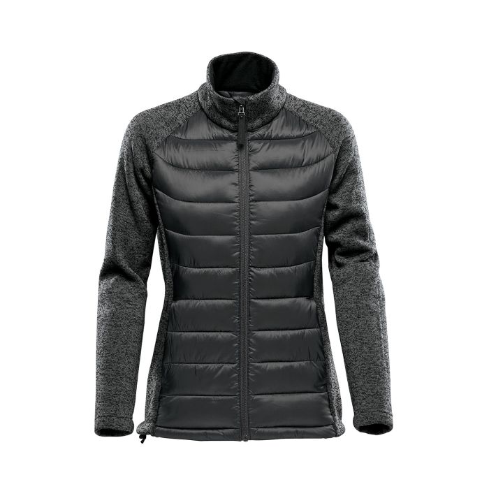 Women’s Narvik hybrid jacket - Black/Dolphin Heather - M Women’s Narvik hybrid jacket - Black/Dolphin Heather - M