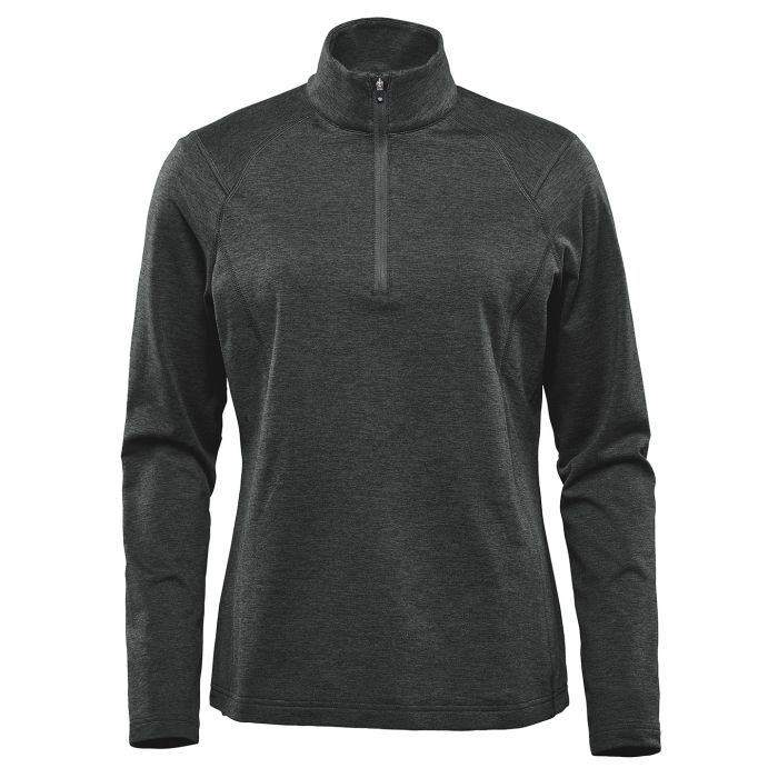 Women’s Treeline ¼-zip fleece - Black Heather - S Women’s Treeline ¼-zip fleece - Black Heather - S