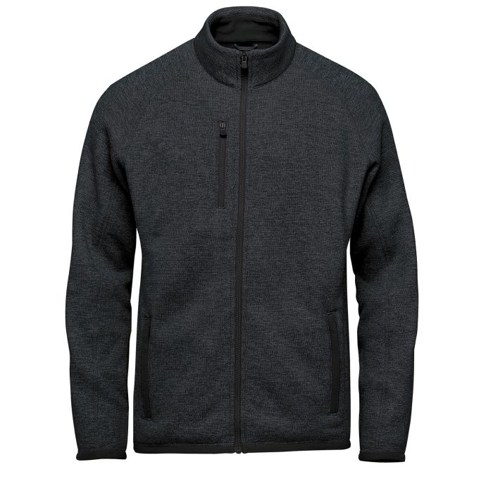 Avalante full-zip fleece jacket - Black Heather - M