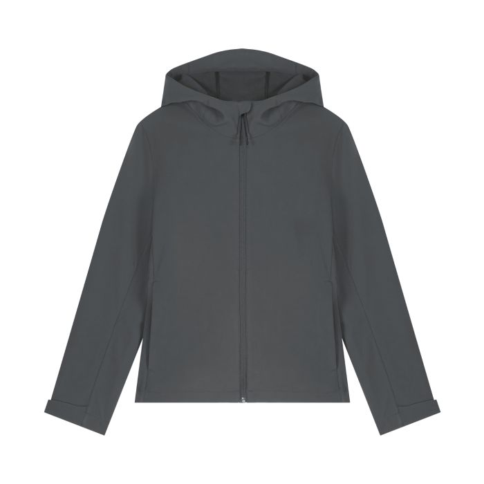 Women’s Stella Discoverer hooded softshell (STJW159) - Anthracite - XS Women’s Stella Discoverer hooded softshell (STJW159) - Anthracite - XS
