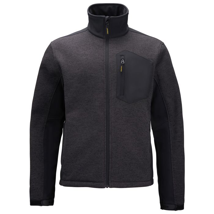 Brady zip-through knitted fleece - Black - S Brady zip-through knitted fleece - Black - S