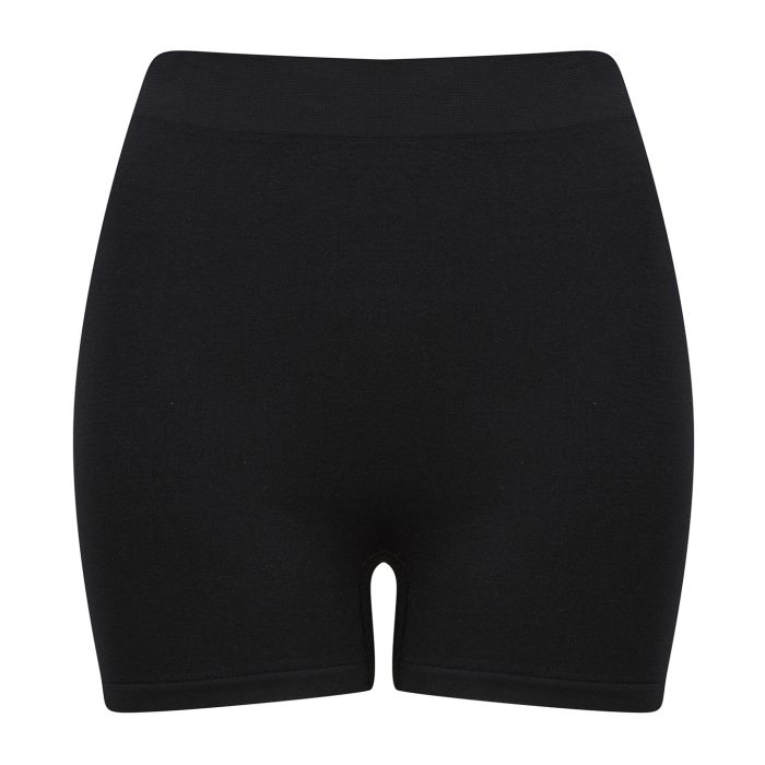 Women's seamless shorts - Black - S/M