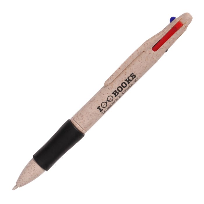 Wheat Quad 4 Colour Ball Pen Wheat Quad 4 Colour Ball Pen