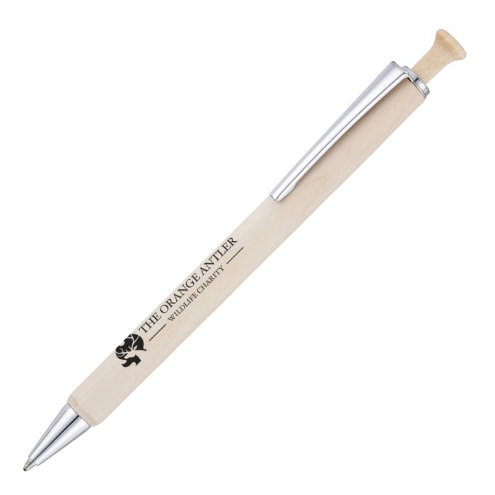 Samara Wooden Ball Pen-NATURAL