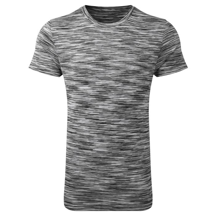 TriDri® space dye performance t-shirt - Black/Grey - M TriDri® space dye performance t-shirt - Black/Grey - M