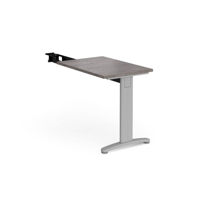 TR10 return desk-Grey Oak TR10 return desk-Grey Oak