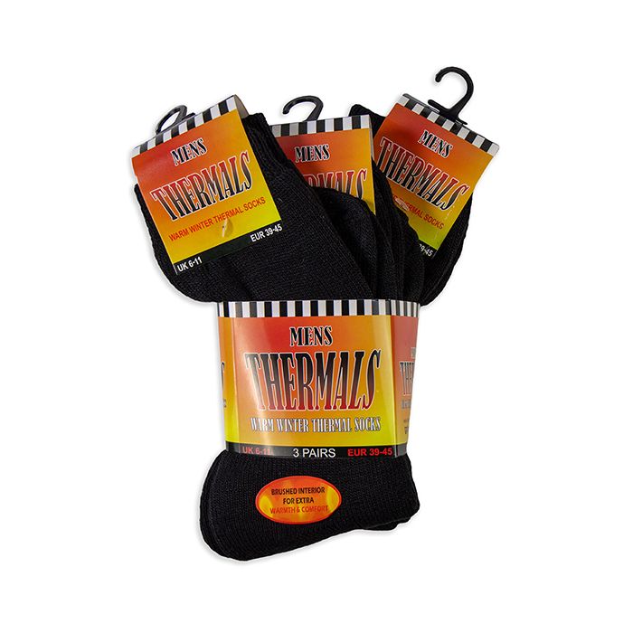 THERMAL WINTER SOCKS BLACK - Black