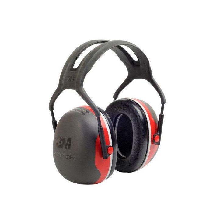 PELTOR X3 HEADBAND SNR 33dB - Red
