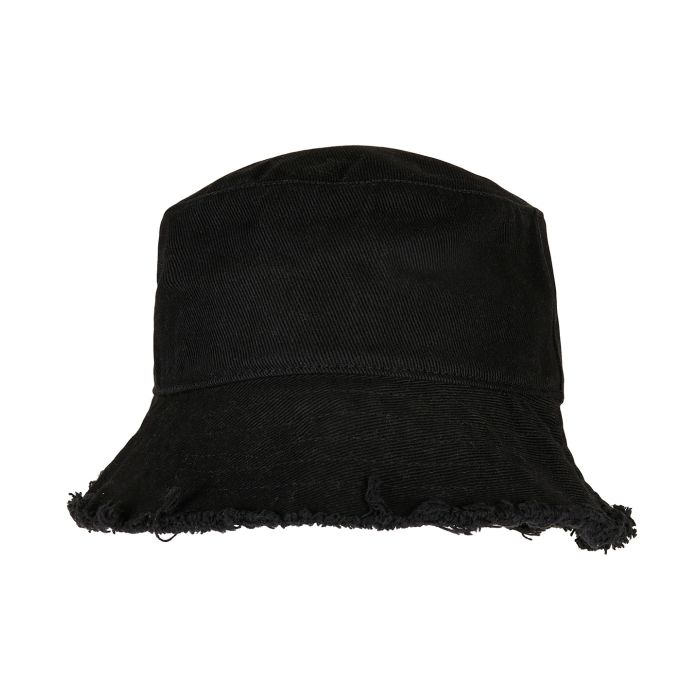 Open edge bucket hat