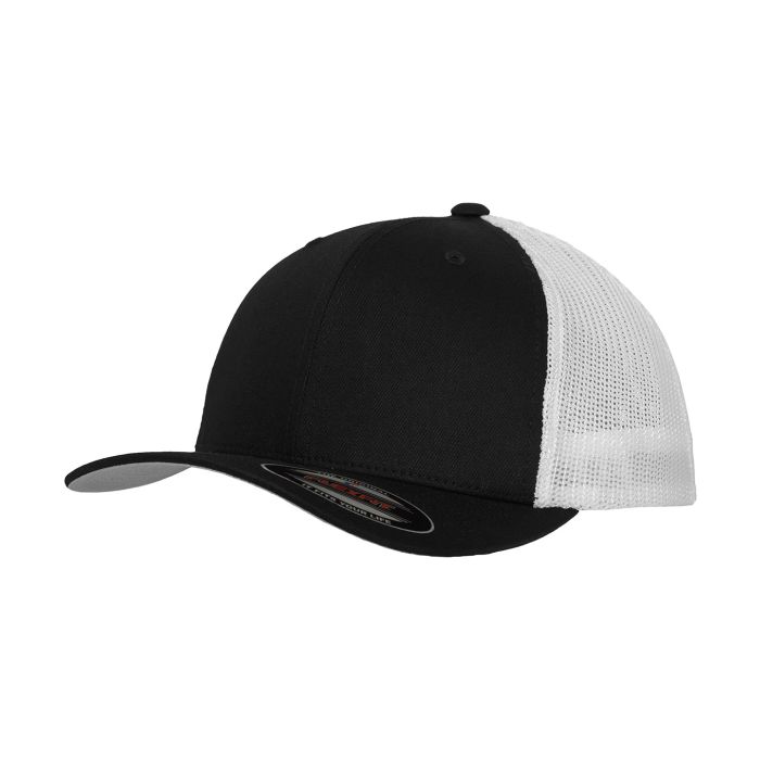 Flexfit trucker mesh 2-tone (6511T) - Black/White - One size Flexfit trucker mesh 2-tone (6511T) - Black/White - One size