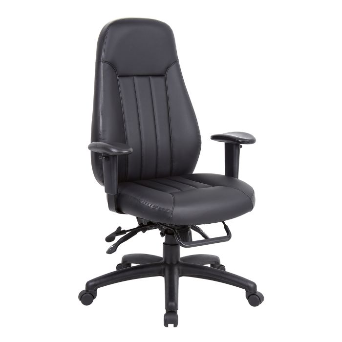 Zeus high back 24hr task chair - Black Zeus high back 24hr task chair - Black